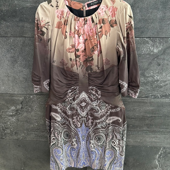 Etro Silk Dress size 46 made in Italy - Picture 3 of 13